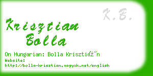 krisztian bolla business card